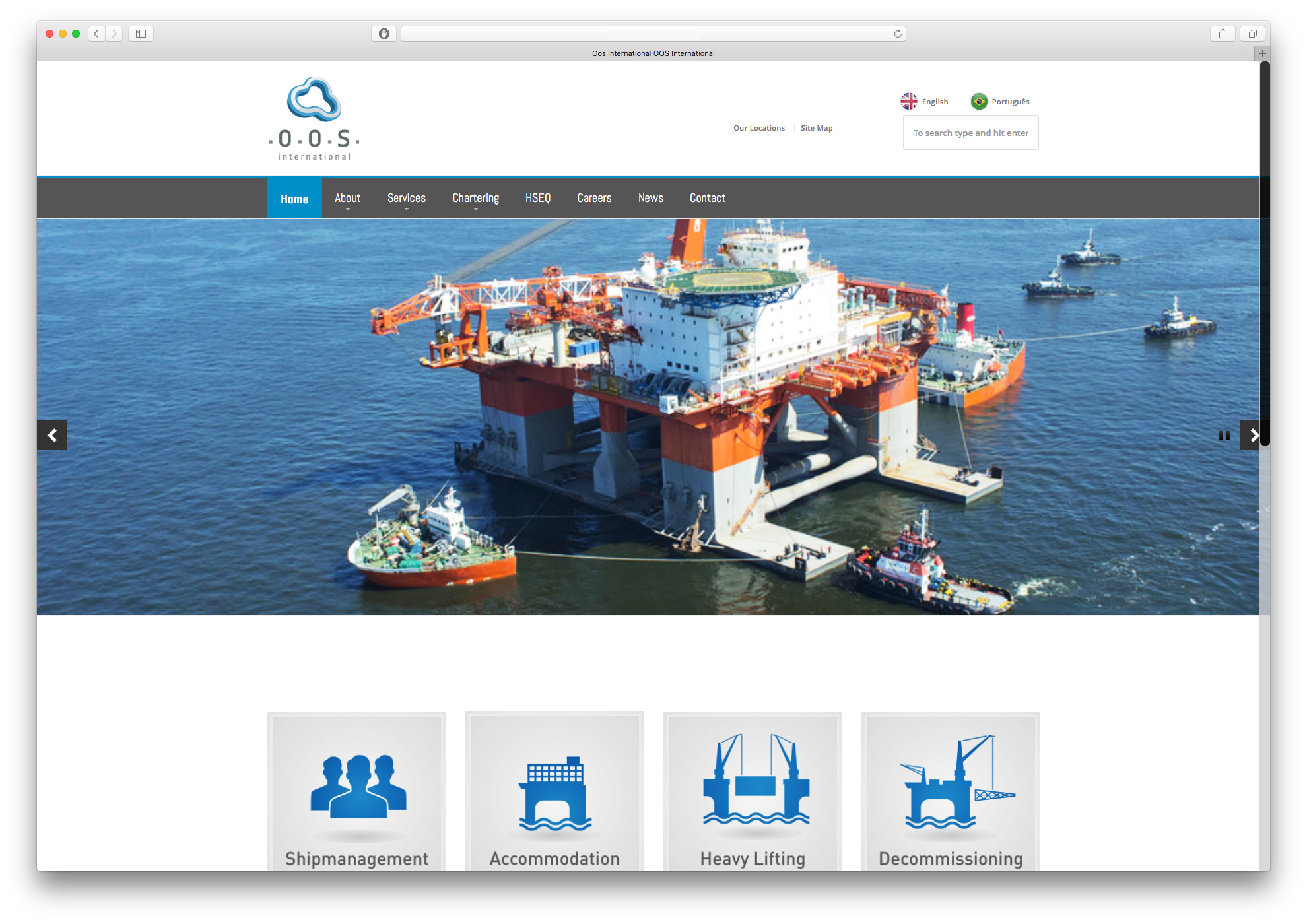 OOS International New website OOS International OOS International